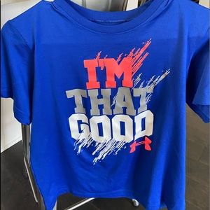 Boys under armour t-shirt
